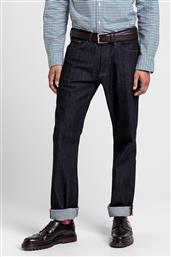 ΑΝΔΡΙΚΟ ΠΑΝΤΕΛΟΝΙ ΤΖΙΝ REGULAR STRAIGHT FIT (34L) DENIM BLUE ΣΚΟΥΡΟ GANT