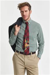 ΑΝΔΡΙΚΟ ΠΟΥΚΑΜΙΣΟ BUTTON DOWN CLASSIC POPLIN ΜΕ ΚΑΡΟ ΣΧΕΔΙΟ ΚΑΙ ΤΣΕΠΗ ΜΕ ΚΕΝΤΗΜΕΝΟ ΛΟΓΟΤΥΠΟ REGULAR FIT - 3000120 ΚΥΠΑΡΙΣΣΙ GANT