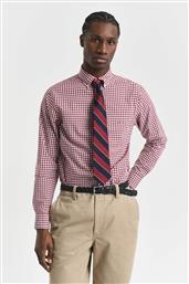ΑΝΔΡΙΚΟ ΠΟΥΚΑΜΙΣΟ BUTTON DOWN CLASSIC POPLIN ΜΕ ΚΑΡΟ ΣΧΕΔΙΟ ΚΑΙ ΤΣΕΠΗ ΜΕ ΚΕΝΤΗΜΕΝΟ ΛΟΓΟΤΥΠΟ REGULAR FIT - 3000120 ΒΥΣΣΙΝΙ GANT