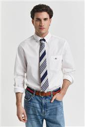 ΑΝΔΡΙΚΟ ΠΟΥΚΑΜΙΣΟ BUTTON DOWN CLASSIC POPLIN ΜΕ ΤΣΕΠΗ ΚΑΙ ΚΕΝΤΗΜΕΝΟ ΛΟΓΟΤΥΠΟ REGULAR FIT - 3000100 ΛΕΥΚΟ GANT