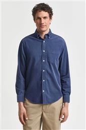 ΑΝΔΡΙΚΟ ΠΟΥΚΑΜΙΣΟ BUTTON DOWN ΚΟΤΛΕ REGULAR FIT - 3250230 ΜΠΛΕ ΑΝΟΙΧΤΟ GANT