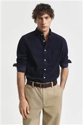 ΑΝΔΡΙΚΟ ΠΟΥΚΑΜΙΣΟ BUTTON DOWN ΚΟΤΛΕ REGULAR FIT - 3250230 ΜΠΛΕ ΣΚΟΥΡΟ GANT