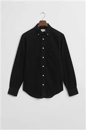 ΑΝΔΡΙΚΟ ΠΟΥΚΑΜΙΣΟ BUTTON DOWN ΚΟΤΛΕ REGULAR FIT - 3250230 ΜΑΥΡΟ GANT