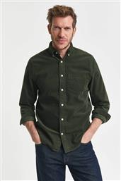 ΑΝΔΡΙΚΟ ΠΟΥΚΑΜΙΣΟ BUTTON DOWN ΚΟΤΛΕ REGULAR FIT - 3250230 ΠΡΑΣΙΝΟ GANT
