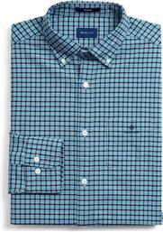ΑΝΔΡΙΚΟ ΠΟΥΚΑΜΙΣΟ BUTTON DOWN ΜΕ ΚΑΡΟ ΣΧΕΔΙΟ ΚΑΙ ΤΣΕΠΗ ΜΕ ΛΟΓΟΤΥΠΟ REGULAR FIT - 3058300 ΒΕΡΑΜΑΝ GANT