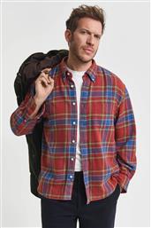 ΑΝΔΡΙΚΟ ΠΟΥΚΑΜΙΣΟ BUTTON DOWN ΜΕ ΚΑΡΟ ΣΧΕΔΙΟ RELAXED FIT - 3250241 ΚΟΚΚΙΝΟ GANT