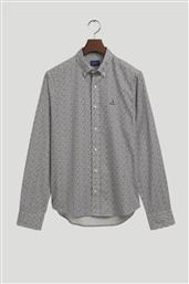 ΑΝΔΡΙΚΟ ΠΟΥΚΑΜΙΣΟ BUTTON DOWN ΜΕ ΜΙΚΡΟΣΧΕΔΙΟ SLIM FIT - 3220088 ΜΠΛΕ ΣΚΟΥΡΟ GANT