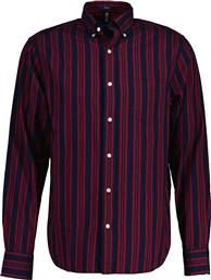 ΑΝΔΡΙΚΟ ΠΟΥΚΑΜΙΣΟ BUTTON DOWN ΜΕ ΡΙΓΕ ΣΧΕΔΙΟ - 3220045 ΜΠΟΡΝΤΟ GANT