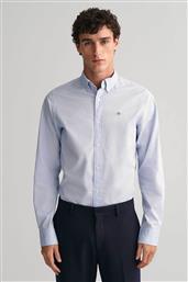 ΑΝΔΡΙΚΟ ΠΟΥΚΑΜΙΣΟ BUTTON DOWN OXFORD ΜΕ ΚΕΝΤΗΜΕΝΟ ΛΟΓΟΤΥΠΟ REGULAR FIT - 3000300 DENIM BLUE ΑΝΟΙΧΤΟ GANT