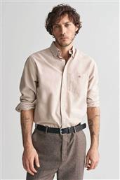 ΑΝΔΡΙΚΟ ΠΟΥΚΑΜΙΣΟ BUTTON DOWN OXFORD ΜΕ ΤΣΕΠΗ ΚΑΙ ΚΕΝΤΗΜΕΝΟ ΛΟΓΟΤΥΠΟ REGULAR FIT - 3000200 ΜΠΕΖ GANT