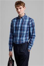 ΑΝΔΡΙΚΟ ΠΟΥΚΑΜΙΣΟ ΚΑΡΟ ΜΕ BUTTON DOWN ΓΙΑΚΑ - 3016120 ΜΠΛΕ GANT