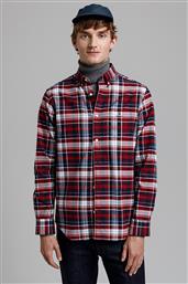 ΑΝΔΡΙΚΟ ΠΟΥΚΑΜΙΣΟ ΜΕ ΚΑΡΟ ΣΧΕΔΙΟ ''TARTAN OXFORD SHIRT'' - 3009170 ΜΠΟΡΝΤΟ GANT