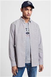 ΑΝΔΡΙΚΟ ΠΟΥΚΑΜΙΣΟ REGULAR OXFORD THREE-COLOR GINGHAM - 3056500 ΜΠΛΕ GANT