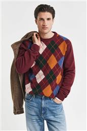 ΑΝΔΡΙΚΟ ΠΟΥΛΟΒΕΡ ΜΕ ARGYLE PATTERN REGULAR FIT - 8060102 ΒΥΣΣΙΝΙ GANT