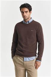 ΑΝΔΡΙΚΟ ΠΟΥΛΟΒΕΡ ΜΟΝΟΧΡΩΜΟ ΠΙΚΕ ΜΕ ΚΕΝΤΗΜΕΝΟ ΛΟΓΟΤΥΠΟ REGULAR FIT - 8040521 ΚΑΦΕ GANT