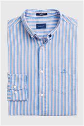 ΑΝΔΡΙΚΟ ΡΙΓΕ ΠΟΥΚΑΜΙΣΟ ΜΕ ΚΕΝΤΗΜΕΝΟ LOGO ''WINDBLOWN OXFORD '' - 3023330 GANT