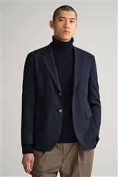 ΑΝΔΡΙΚΟ ΣΑΚΑΚΙ ΜΟΝΟΧΡΩΜΟ ΜΕ ΚΟΥΜΠΙΑ SLIM FIT - 7706210 ΜΠΛΕ ΣΚΟΥΡΟ GANT