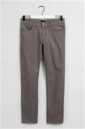 ΑΝΔΡΙΚΟ ΣΑΤΕΝ ΤΖΗΝ ΠΑΝΤΕΛΟΝΙ TAPERED (34L) - 1000193 ΓΚΡΙ GANT