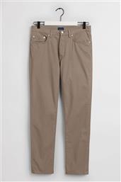 ΑΝΔΡΙΚΟ ΤΖΗΝ ΠΑΝΤΕΛΟΝΙ DUSTY TWILL SLIM FIT ''HAYES'' (34 L) - 1000288 ΧΑΚΙ GANT