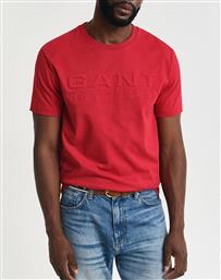 ΜΠΛΟΥΖΑ ΚΜ EMBOSSED SS T-SHIRT GANT