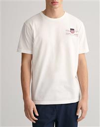 ΜΠΛΟΥΖΑ ΚΜ REG ARCHIVE SHIELD EMB SS T-SHIRT GANT