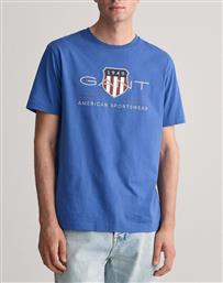 ΜΠΛΟΥΖΑ ΚΜ REG ARCHIVE SHIELD SS T-SHIRT GANT
