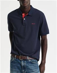 ΜΠΛΟΥΖΑ ΚΜ REG CONTRAST PIQUE SS POLO GANT