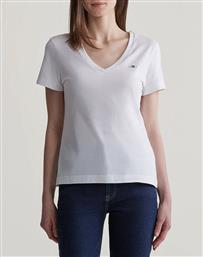 ΜΠΛΟΥΖΑ ΚΜ REG SHIELD SS V-NECK T-SHIRT GANT