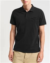 ΜΠΛΟΥΖΑ ΚΜ REG TONAL SHIELD SS POLO GANT