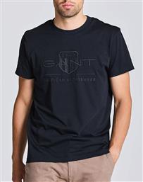 ΜΠΛΟΥΖΑ ΚΜ REG TONAL SHIELD SS T-SHIRT GANT