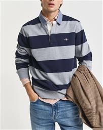 ΜΠΛΟΥΖΑ ΜΜ REG CHAMBRAY STRIPE HEAVY RUGGER GANT