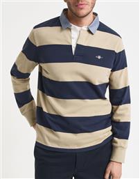 ΜΠΛΟΥΖΑ ΜΜ REG CHAMBRAY STRIPE HEAVY RUGGER GANT