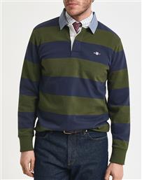 ΜΠΛΟΥΖΑ ΜΜ REG CHAMBRAY STRIPE HEAVY RUGGER GANT