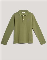 ΜΠΛΟΥΖΑ ΜΜ SHIELD LS PIQUE POLO GANT