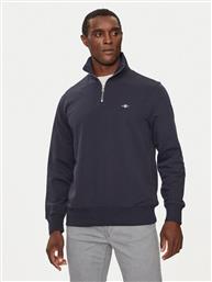 ΜΠΛΟΥΖΑ REG SHIELD HALF ZIP SWEAT 2008005 ΣΚΟΥΡΟ ΜΠΛΕ REGULAR FIT GANT