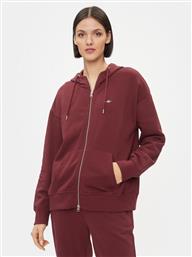 ΜΠΛΟΥΖΑ REL SHIELD ZIP HOODIE 4204665 ΜΠΟΡΝΤΟ RELAXED FIT GANT