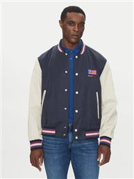 ΜΠΟΜΠΕΡ ΜΠΟΥΦΑΝ VARSITY 7006519 ΣΚΟΥΡΟ ΜΠΛΕ REGULAR FIT GANT