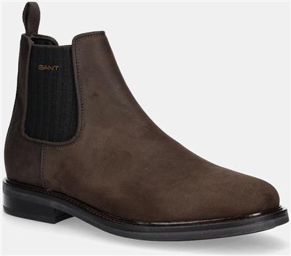 ΜΠΟΤΑΚΙΑ NUBUCK ST FAIRKON ΧΡΩΜΑ: ΚΑΦΕ, 31654088 GANT