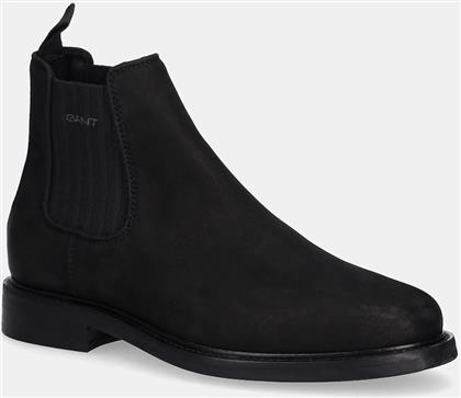 ΜΠΟΤΑΚΙΑ NUBUCK ST FAIRKON ΧΡΩΜΑ: ΜΑΥΡΟ, 31654088 GANT