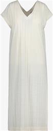 ΦΟΡΕΜΑ LINEN RIB SLEEVELESS V-NECK DRESS 3GW4201328-116 WHITE GANT