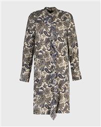 ΦΟΡΕΜΑ PAISLEY PRINT RUFFLE SHIRT DRESS GANT