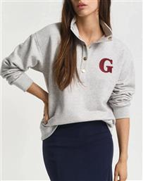ΦΟΥΤΕΡ ΜΜ G BADGE HALF BUTTON UP SWEAT GANT