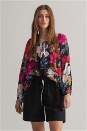 ΓΥΝΑΙΚΕΙΑ ΜΠΛΟΥΖΑ ΜΕ ALL-OVER TROPICAL FLORAL PRINT RELAXED FIT - 4320165 ΜΠΛΕ GANT