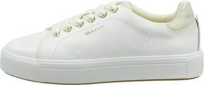 ΓΥΝΑΙΚΕΙΑ ΔΕΡΜΑΤΙΝΑ SNEAKERS ''AVINO'' - 30531828 ΛΕΥΚΟ GANT