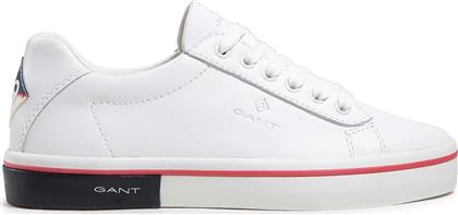 ΓΥΝΑΙΚΕΙΑ ΔΕΡΜΑΤΙΝΑ SNEAKERS ''SEAVILLE'' - 22531585 ΛΕΥΚΟ GANT
