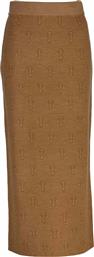 ΓΥΝΑΙΚΕΙΑ ΜΑΛΛΙΝΗ MIDI ΦΟΥΣΤΑ ΨΗΛΟΜΕΣΗ ΜΕ ALL-OVER MONOGRAM PATTERN ΚΑΙ ΕΛΑΣΤΙΚΗ ΜΕΣΗ SLIM FIT - 4400204 ΚΑΦΕ GANT