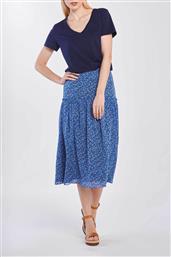 ΓΥΝΑΙΚΕΙΑ MIDI ΦΟΥΣΤΑ ΑΠΟ ΒΙΣΚΟΖΗ ΜΕ ALL-OVER MICRO FLORAL PRINT - 4401046 ΜΠΛΕ GANT