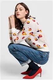 ΓΥΝΑΙΚΕΙΑ ΠΛΕΚΤΗ ΜΠΛΟΥΖΑ ALL-OVER FLOWER SWEATER - 4801121 ΕΚΡΟΥ GANT