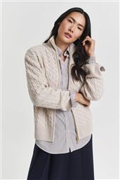 ΓΥΝΑΙΚΕΙΑ ΠΛΕΚΤΗ ΖΑΚΕΤΑ ΜΕ CABLE KNIT PATTERN - 4805401 ΚΡΕΜ GANT