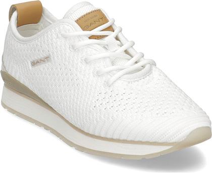 ΓΥΝΑΙΚΕΙΑ SNEAKERS ΜΕ ΚΟΡΔΟΝΙΑ ''BEVINDA'' - 20538480 ΛΕΥΚΟ GANT